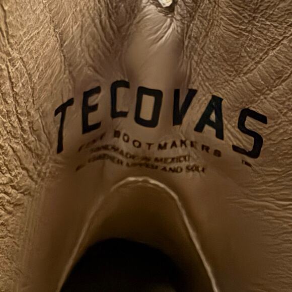 Tecovas Revivals Women’s Leather Roper Boots Bourbon Brown Short Booties 8B - Picture 11 of 16